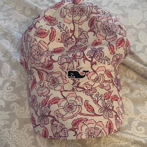 Vineyard Vines Pink and Purple Floral Hat